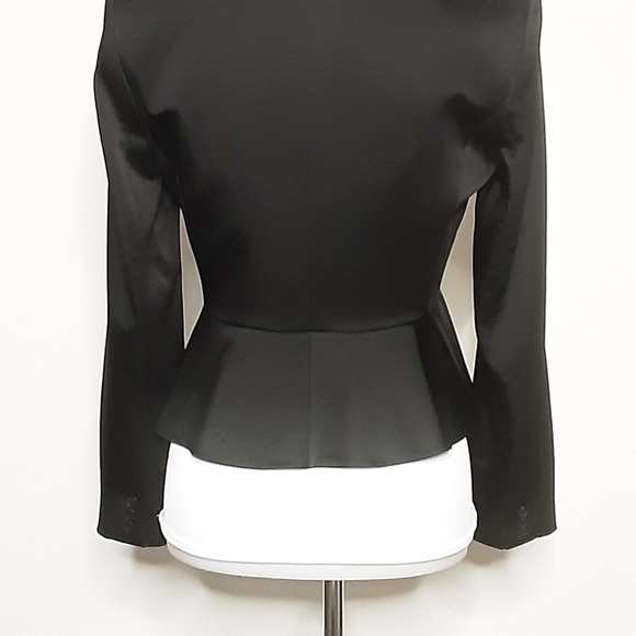 BCBG MAXAZRIA Black Formal Fitted Jacket Size Small - Picture 7 of 10